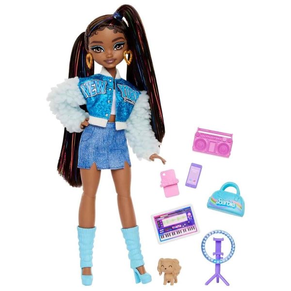 Barbie Dream Besties Barbie Brooklyn Bebek ve Aksesuarları HYC22