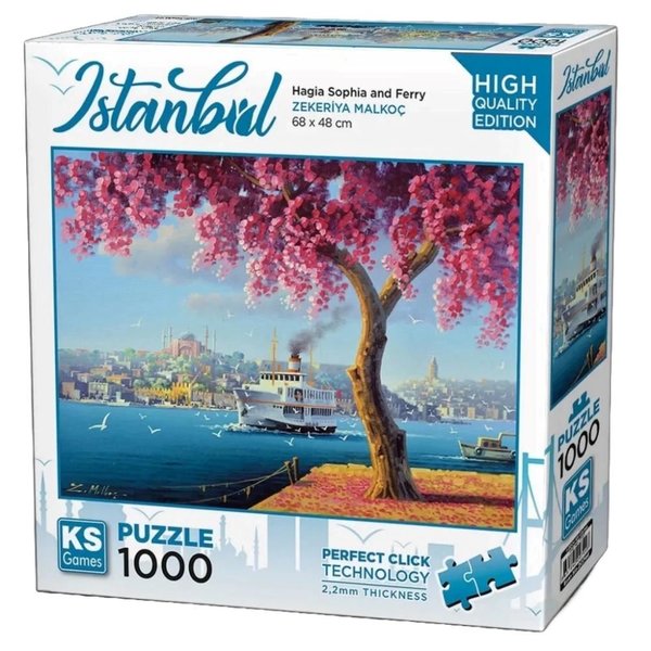 KS Games Hagia Sophia and Ferry Puzzle 1000 Parça 20744