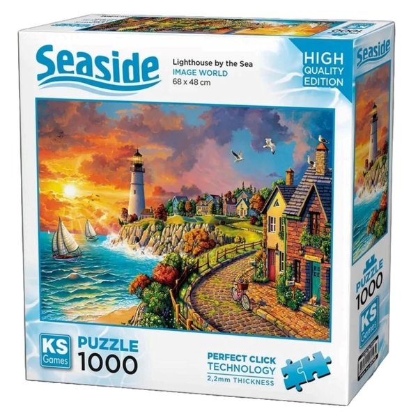 KS Games Lighthouse by the Sea Puzzle 1000 Parça 20758