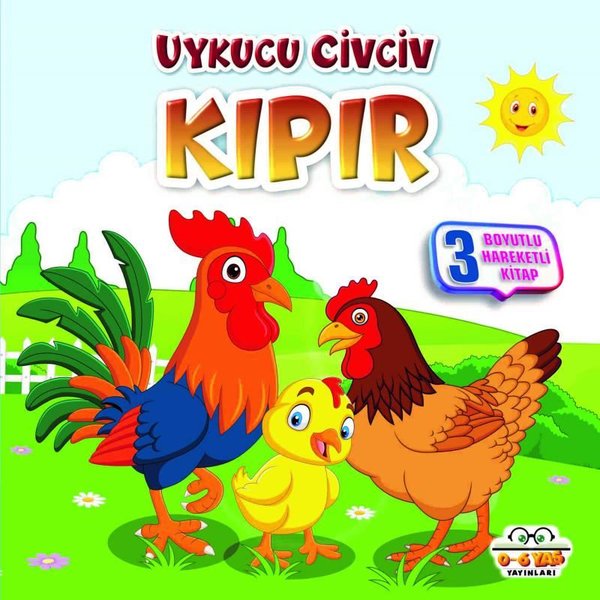 Uykucu Civciv Kıpır - 3 Boyutlu Hareketli Kitap