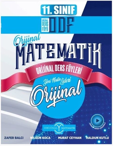 11. Sınıf Matematik ODF Orijinal Ders Föyleri