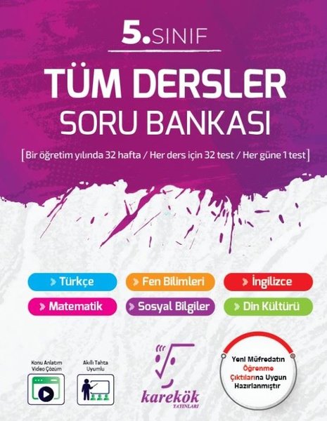 5. Sınıf Tüm Dersler Soru Bankası