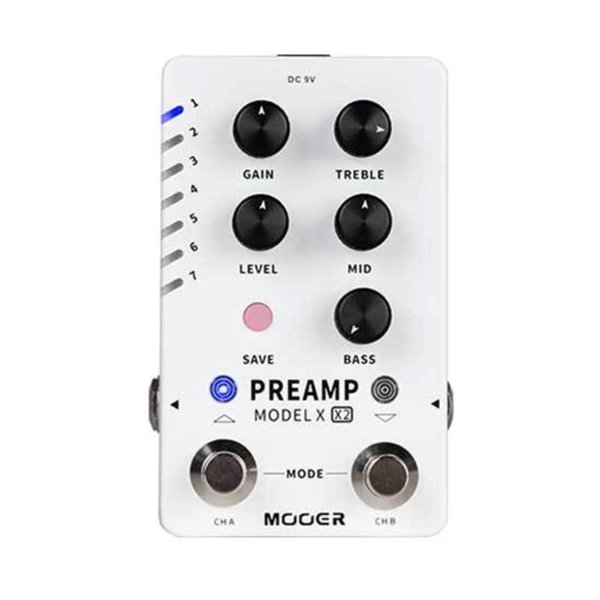 Mooer X2 Gitar Preamp Pedalı (M725)