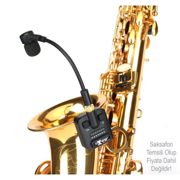 Xvive U7 Nefesli Saz Telsiz Mikrofonu (Saksafon Trompet Trombon)