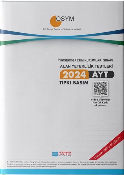 2024 AYT Çıkmış Sorular Video Çözümlü