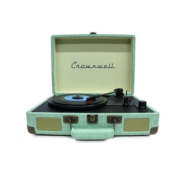 Crown Well CW002 Hoparlörlü Çantalı Pikap Açık Yeşil | D&R