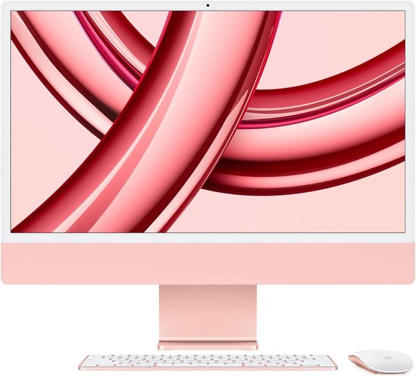 iMac Pembe MQRU3TU/A Apple M3 8 GB 512 GB SSD 10C GPU 24 4.5K All in One PC