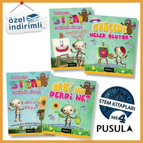 Pusula - STEM Seti 3 - 4 Kitap Takım