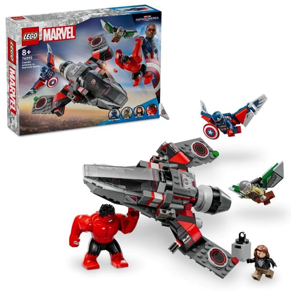 Lego Marvel Kaptan Amerika ile Red Hulk Savaşı 76292