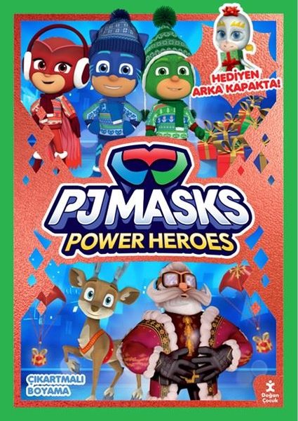 Pjmasks Power Heroes - Parti Zamanı Çıkartmalı Boyama Kitabı