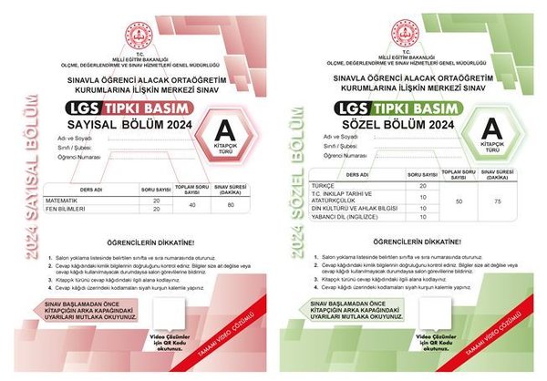 2024 LGS Çıkmış Sorular Video Çözümlü Seti - 2 Kitap Takım