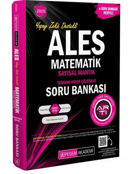 2025 ALES Matematik Sayısal Mantık Tamamı Video Çözümlü Soru Bankası