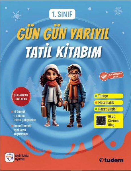 1. Sınıf Gün Gün Yarıyıl Tatil Kitabım