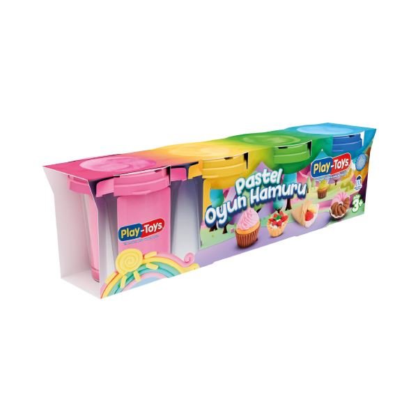 Playtoys 4lü PastelHamur 100Gr