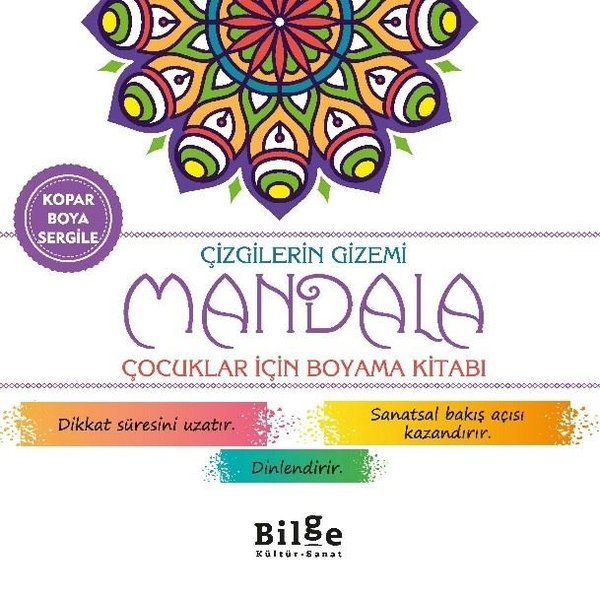 Çizgilerin Gizemi - Mandala Çocuklar İçin Boyama Kitabı