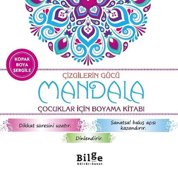 Çizgilerin Gücü - Mandala Çocuklar İçin Boyama Kitabı