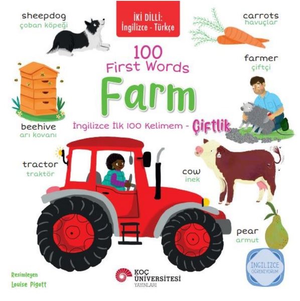 100 First Words Farms - İngilizce İlk 100 Kelim...
