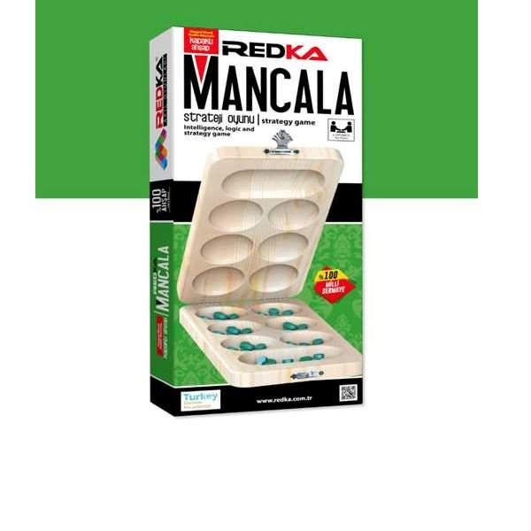 Redka Kapaklı Ahşap Mancala RD5500