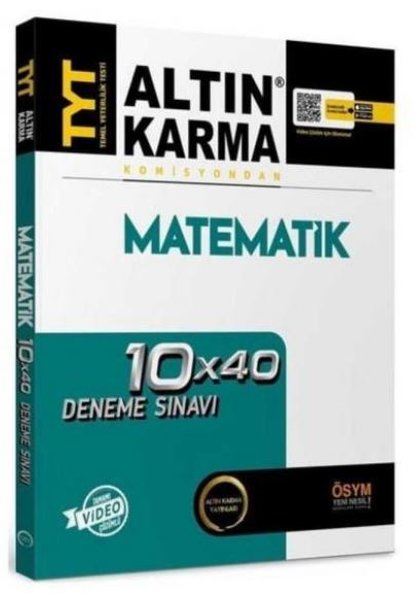 TYT Matematik Tamamı Video Çözümlü 10x40 Deneme...