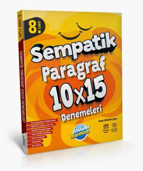 8.Sınıf Sempatik Paragraf 10x15 Denemeleri