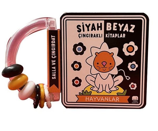 Siyah Beyaz Çıngıraklı Kitaplar - Hayvanlar