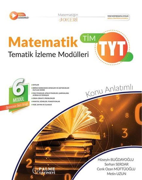 YKS TYT Matematik Tematik İzleme Modülleri Konu Anlatımlı