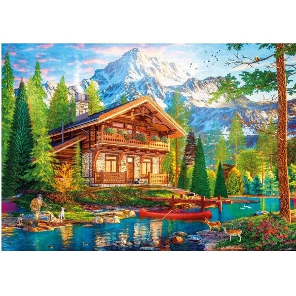 Ks Games Puzzle 1000Alpine Fishing