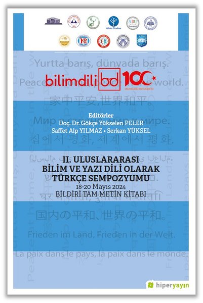 2. Uluslararası Bilim ve Yazı Dili Olarak Türkç...