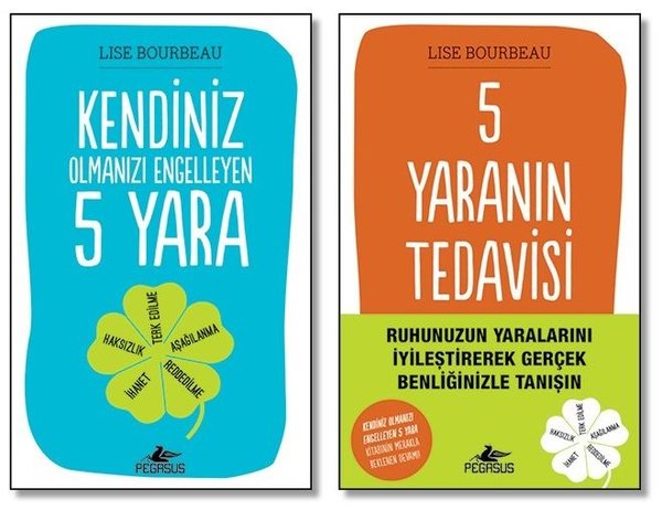 Kendiniz Olmanızı Engelleyen 5 Yara Ve 5 Yaranın Tedavisi Seti - 2 Kitap Takım