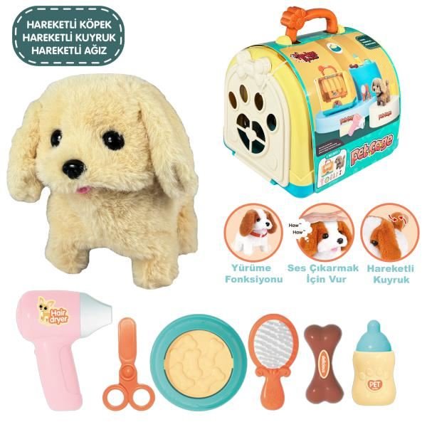 Vardem Tasıma Cantalı Hareketlı Kopek Set (Pet Shop)