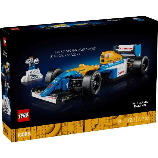 LEGO Icons Williams Racing FW14B ve Nigel Mansell Yapım Seti 10353
