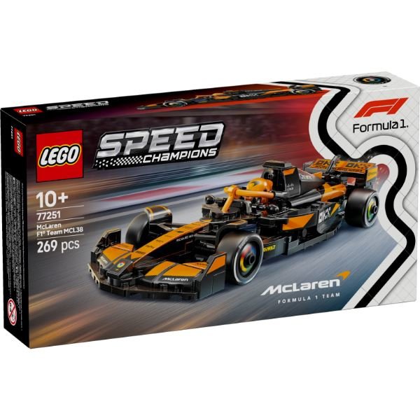 LEGO Speed Champions McLaren F1 Team MCL38 Yarış Arabası Seti