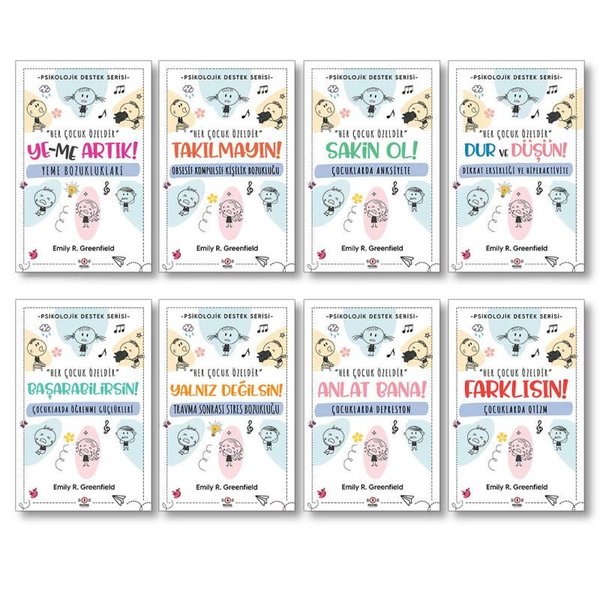 Çocuklar İçin Psikolojik Destek Seti - 8 Kitap ...
