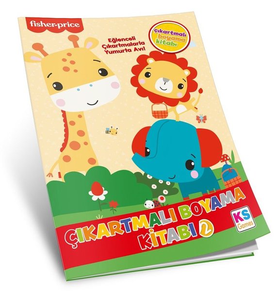 Fisher Price Coloring Sticker Book 2 Yumurta Avı