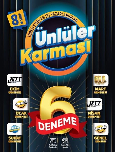 8. Sınıf 6'lı Karma Deneme