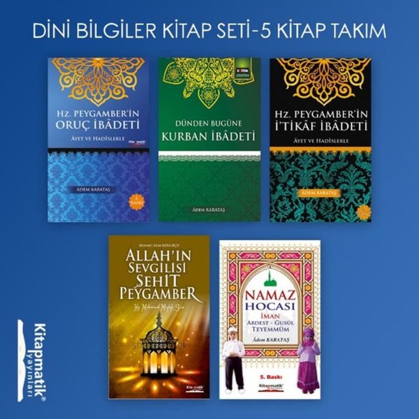 Dini Bilgiler Kitap Seti - 5 Kitap Takım