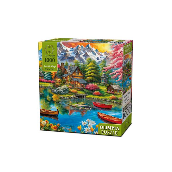 Olimpia Puzzle 1000 Parça Lakeside Village | D&R