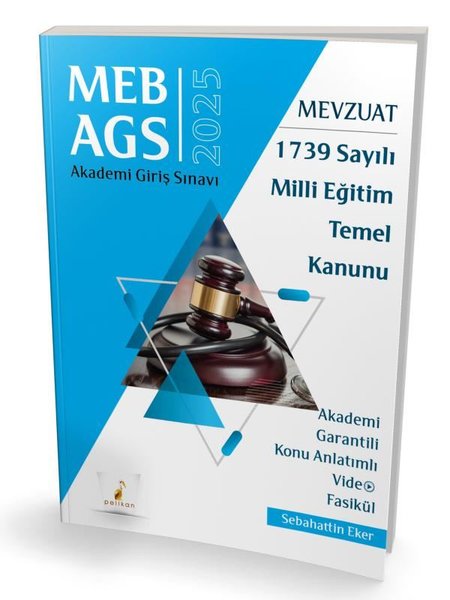 2025 MEB - AGS Mevzuat 1739 Sayılı Milli Eğitim...