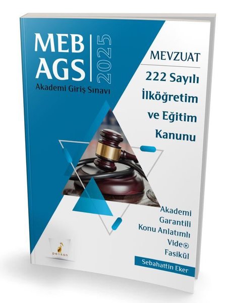 2025 MEB - AGS Mevzuat 222 Sayılı İlköğretim ve...
