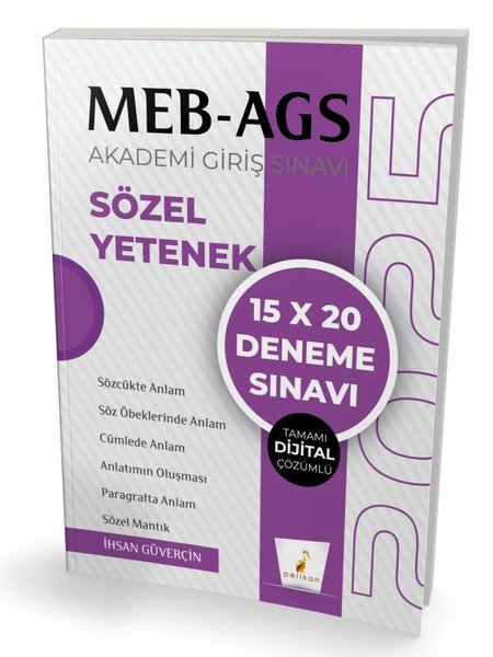 2025 MEB-AGS Akademi Giriş Sınavı - 15X20 Denem...