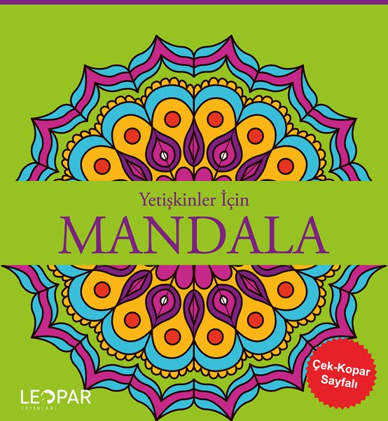 Yetişkinler İçin Mandala - Yeşil