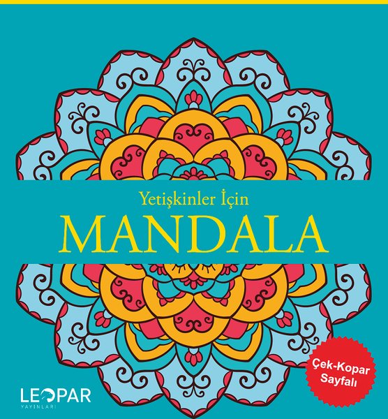 Yetişkinler İçin Mandala - Mavi