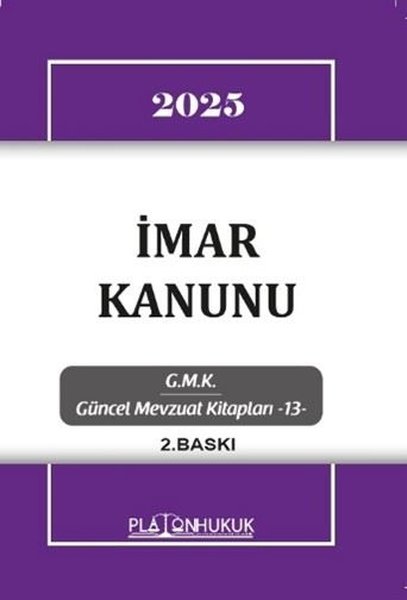 2025 İmar Kanunu - GMK Güncel Mevzuat Kitapları 13