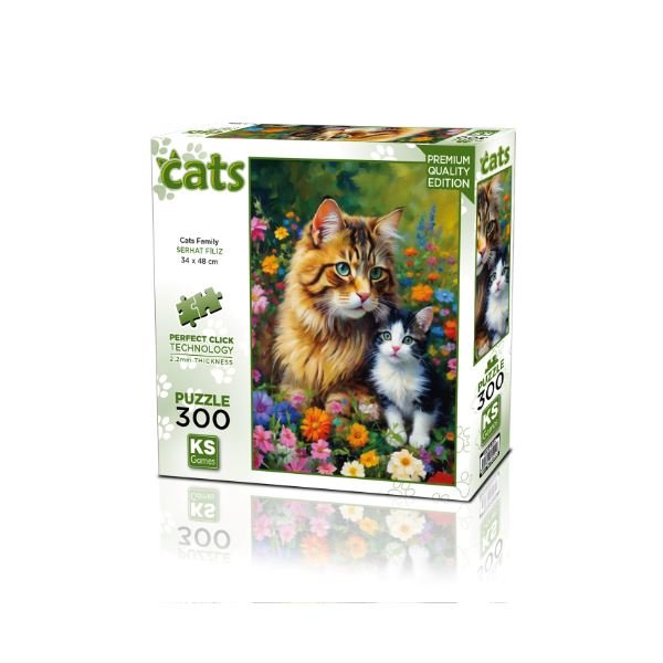 Ks Games Puzzle 300 Parça Tigers Family | D&R