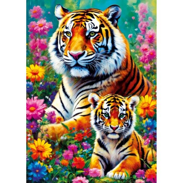 Ks Games Puzzle 300 Parça Tigers Family | D&R