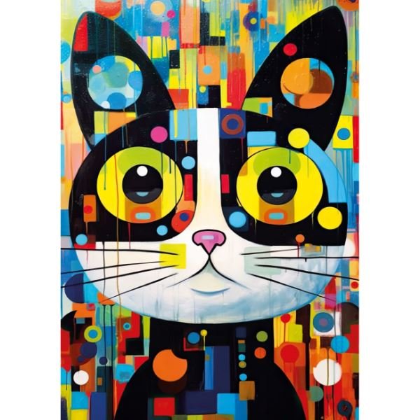 Ks Games Puzzle 300 Parça Abstract Cat | D&R