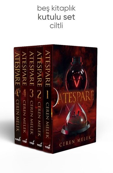 Ateşpare Seti - 5 Kitap Takım - Kutulu