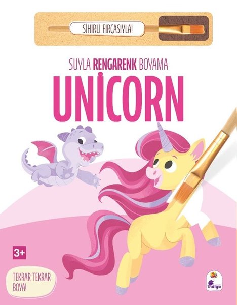 Unicorn - Suyla Rengarenk Boyama - Sihirli Fırç...