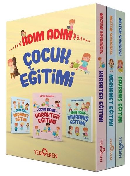 Adım Adım Çocuk Eğitimi Seti - Kutulu - 3 Kitap...