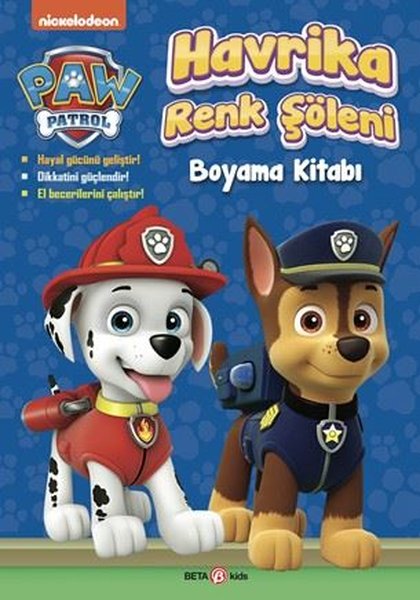 Paw Patrol - Havrika Renk Şöleni Boyama Kitabı